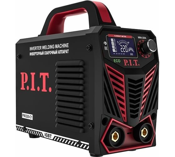 Сварочный инвертор P.I.T. 220 А,ПВ-60,1,6-3.2 мм, 5,8квт, 190, горячий старт PMI220-C1