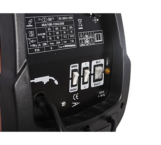 Сварочный полуавтомат СПЕЦ MAG 135-S gas/nogas