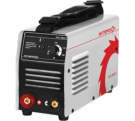 Инверторный аппарат ручной электродуговой сварки ММА Интерскол ИСА-180/8.2