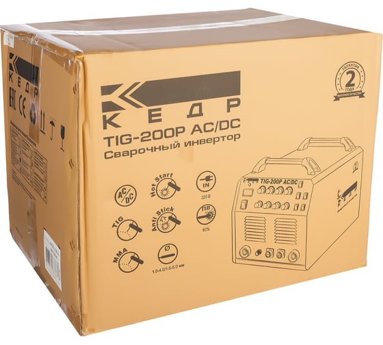 Установка КЕДР TIG 200P AC/DC 220В 8001243