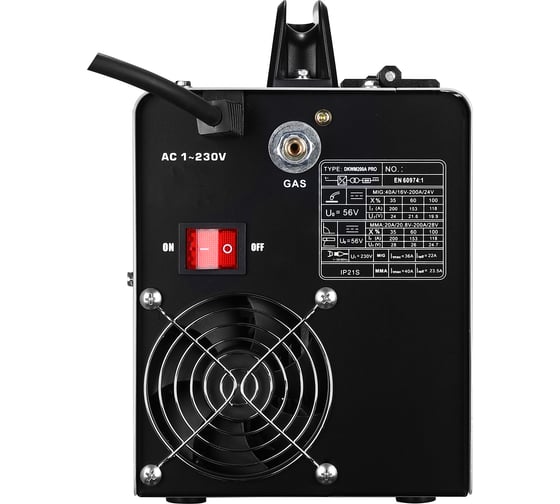 Сварочный полуавтомат DEKO DKWM200A PRO MIG/MAG 200A 051-4686