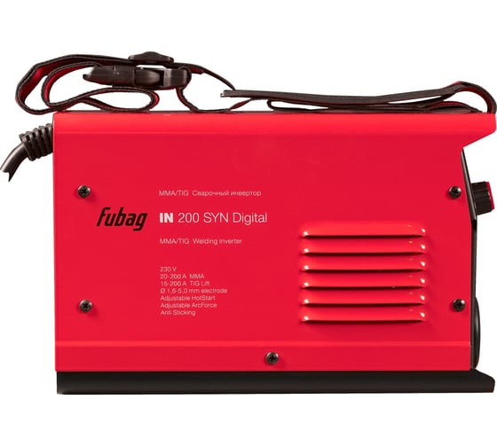 Сварочный инвертор FUBAG IN 200 SYN Digital 41388