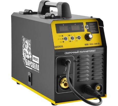 Сварочный полуавтомат 220 В БАРСВЕЛД Барс Profi MIG-200 D СВ000006601