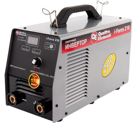 Инверторный аппарат электродной сварки QUATTRO ELEMENTI i-FORCE 210 771-602