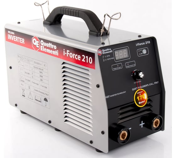 Инверторный аппарат электродной сварки QUATTRO ELEMENTI i-FORCE 210 771-602