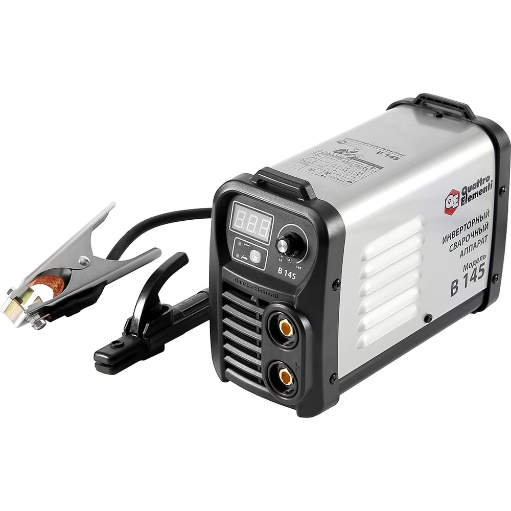 Инверторный аппарат электродной сварки QUATTRO ELEMENTI B 145 772-395 ...
