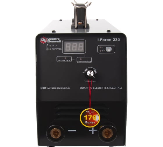 Инверторный аппарат электродной сварки QUATTRO ELEMENTI i-FORCE 230 771-619