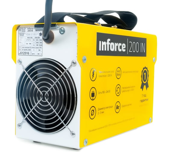 Сварочный инвертор + провода Inforce 200