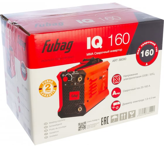 Сварочный инвертор FUBAG IQ 160