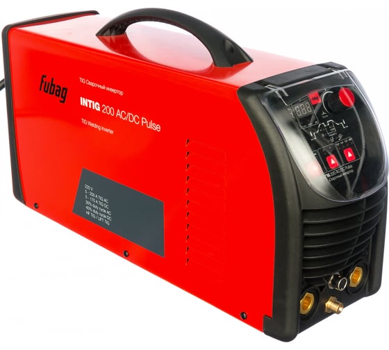 Сварочный инвертор с горелкой и газовым шлангом FUBAG INTIG 200 AC/DC PULSE 68 441.1