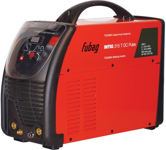Сварочный инвертор с горелкой и газовым шлангом FUBAG INTIG 315 T DC PULSE 68 440.1