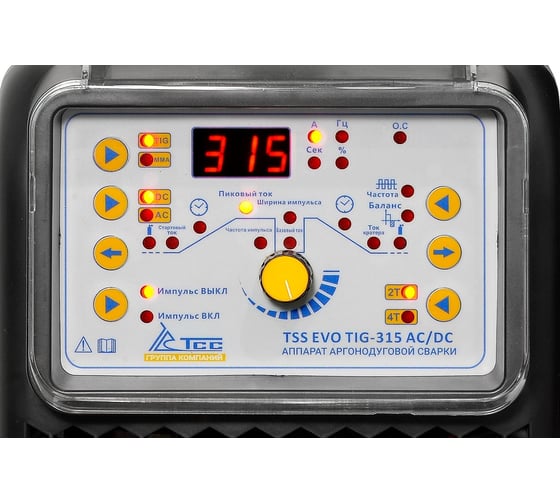 Аппарат аргонодуговой сварки ТСС TSS EVO TIG-315 AC/DC 035264