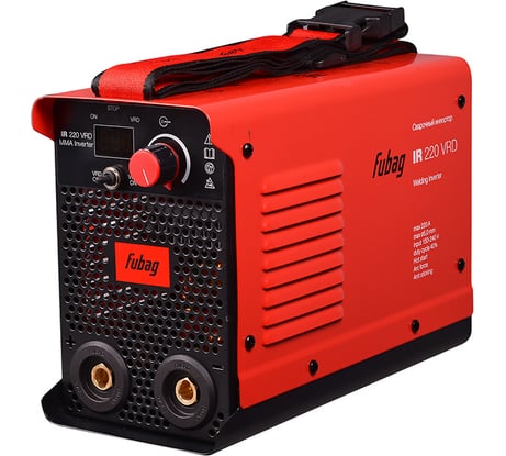 Инвертор MMA сварки FUBAG IR 220 VRD сварочный ток 220 А, рабочее напряжение 150-240 В 41330