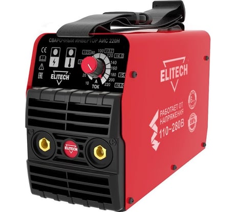 Сварочный инвертор ММА Elitech АИС 220Н