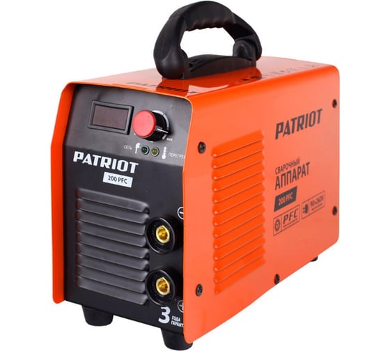 Сварочный инвертор PATRIOT 200 PFC 605302140 1