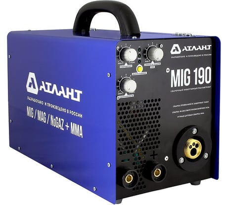 Сварочный инверторный полуавтомат АТЛАНТ MIG 190