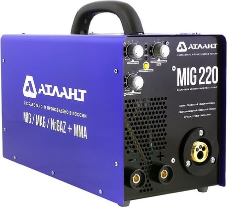 Сварочный инверторный полуавтомат АТЛАНТ MIG 220К