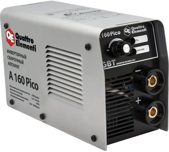 Аппарат электродной сварки QUATTRO ELEMENTI A 160 Pico + МАСКА Хамелеон 242-366