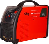 Сварочный инвертор FUBAG INTIG 400 T DC PULSE с горелкой и газовым шлангом, блоком жидкостного охлаждения и тележкой