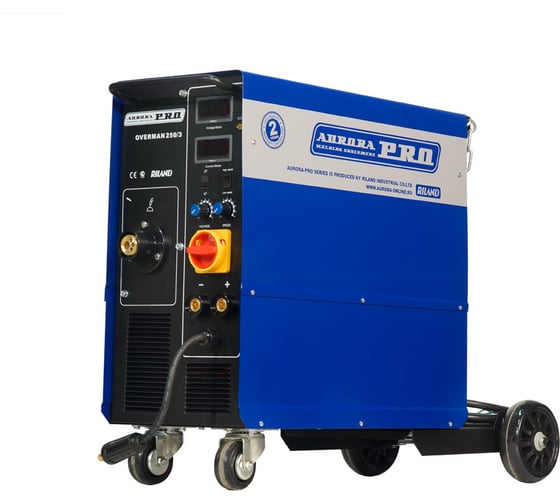 Инверторный сварочный полуавтомат Aurora PRO OVERMAN 250/3 Mosfet 10043