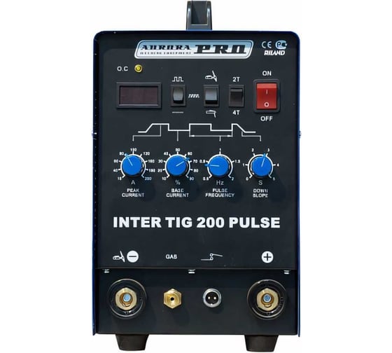 Аргонодуговой сварочный инвертор Aurora PRO INTER TIG 200 PULSE Mosfet 10050
