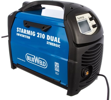 Инверторный полуавтомат BLUE WELD STARMIG 210 DUAL SYNERGIC 230В, 200А, D=0.6-1.2 mm 816726 (816399)
