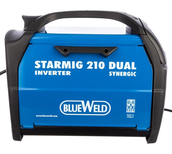 Инверторный полуавтомат BLUE WELD STARMIG 210 DUAL SYNERGIC 230В, 200А, D=0.6-1.2 mm 816726 (816399)
