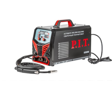 Сварочный полуавтомат P.I.T. 165А, ПВ-60, MMA 1.6-4 мм, 4.8 кВт, MIG 0.8-1.0 мм PMIG165-C1