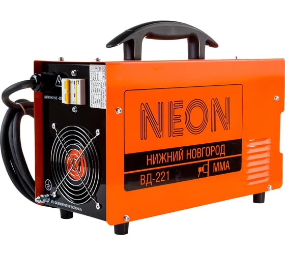 Сварочный инвертор (аттестат НАКС) NEON ВД-221 СВ000011757