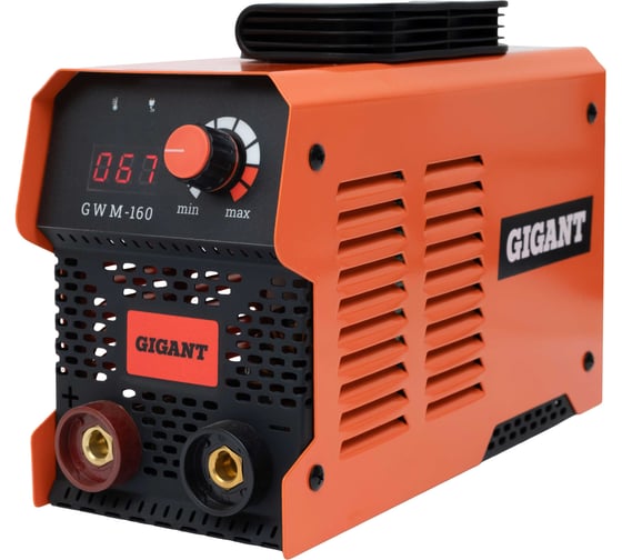 Инверторный сварочный аппарат (160 А; кабель 2.5+1.5 м; ПВ 70%) Gigant GWM-160