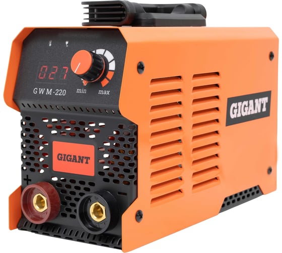 Инверторный сварочный аппарат (220 А; дисплей; кабель 2.5+1.5 м) Gigant GWM-220