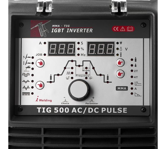 Аппарат для аргонодуговой сварки ET Welding TIG 500 AC/DC PULSE 516384 100516384