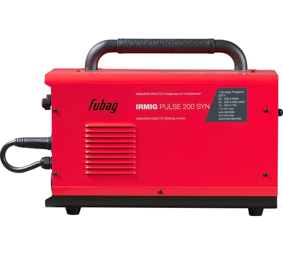 Сварочный инвертор полуавтомат FUBAG IRMIG PULSE 200 SYN с горелкой 250А 41385