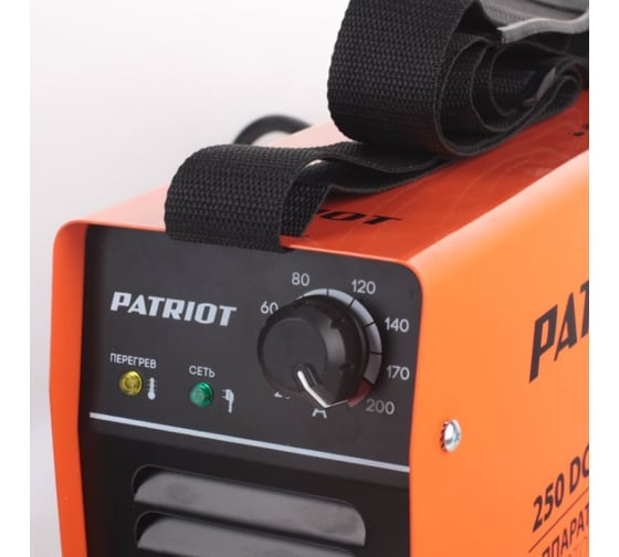 Сварочный аппарат в кейсе Patriot 250DC MMA 605302521