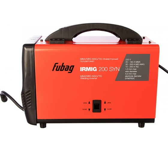 Сварочный полуавтомат-инвертор FUBAG IRMIG 200 SYN 38643 + горелка FB 250 3 м 38443 38643.1
