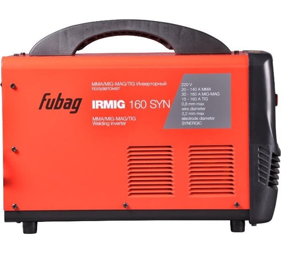 Инверторный сварочный полуавтомат FUBAG IRMIG 160 SYN 38641 с горелкой FB 150, 3 м 38440 38641.1