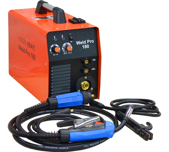 Универсальный сварочный инверторный аппарат WIEDERKRAFT Weld Pro 180
