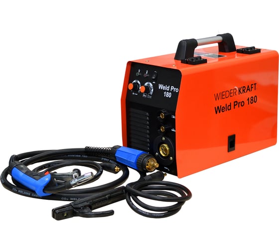 Универсальный сварочный инверторный аппарат WIEDERKRAFT Weld Pro 180