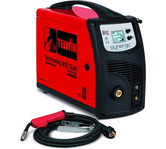 Сварочный полуавтомат 230V TELWIN TECHNOMIG 215 DUAL SYNERGIC 816053 1