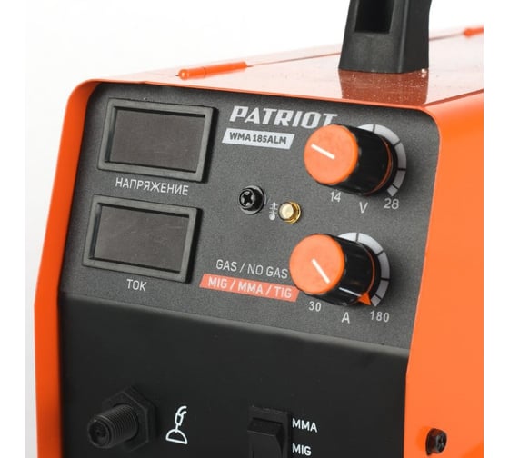 Инверторный сварочный аппарат PATRIOT WMA 185ALM MIG/MAG/MMA 605301860