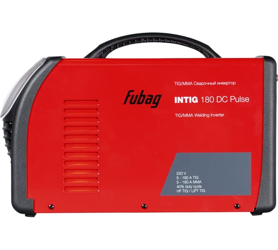 Сварочный инвертор FUBAG INTIG 180 DC PULSE + горелка FB TIG 26 5P 4m 38459 68 438.2