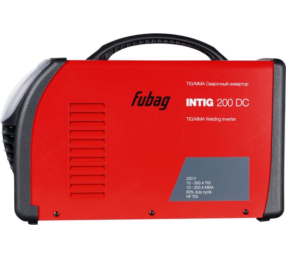 Сварочный инвертор FUBAG INTIG 200 DC + горелка FB TIG 26 5P 4m 38459 68 437.2