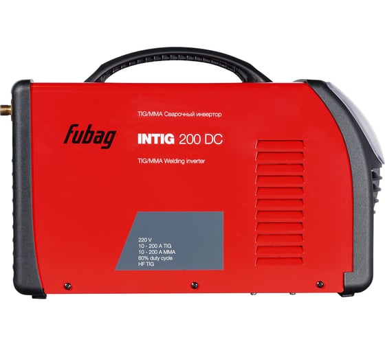 Сварочный инвертор FUBAG INTIG 200 DC + горелка FB TIG 26 5P 4m 38459 68 437.2