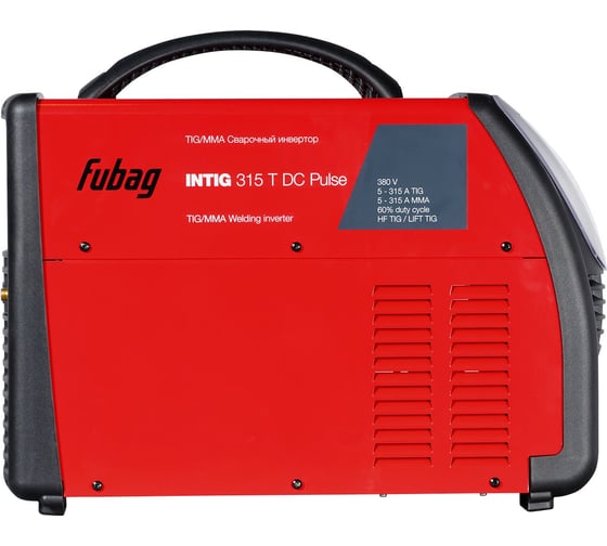 Сварочный инвертор FUBAG INTIG 315 T DC PULSE + горелка FB TIG 26 5P 4m 38459 68 440.2