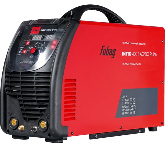 Сварочный инвертор FUBAG INTIG 400 T AC/DC PULSE + Горелка FB TIG 26 5P 4m 38028.2