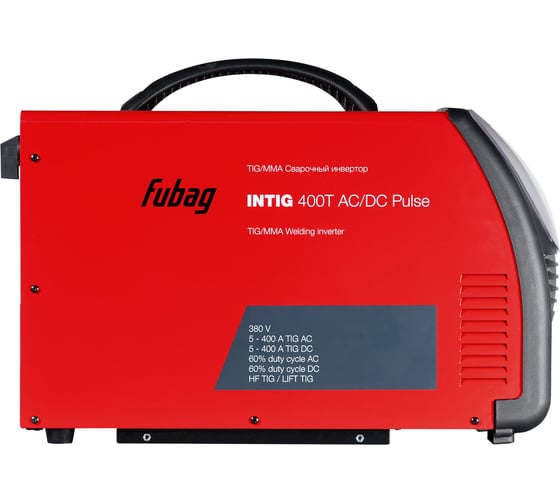 Сварочный инвертор FUBAG INTIG 400 T AC/DC PULSE + Горелка FB TIG 26 5P 4m 38028.2