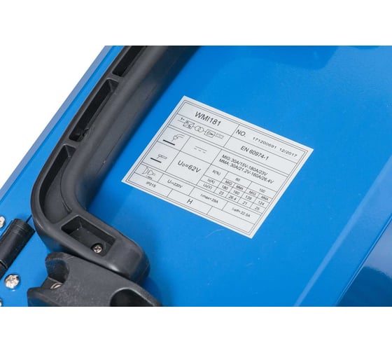 Инверторный сварочный аппарат NORDBERG MIG+MMA, 220V WMI181