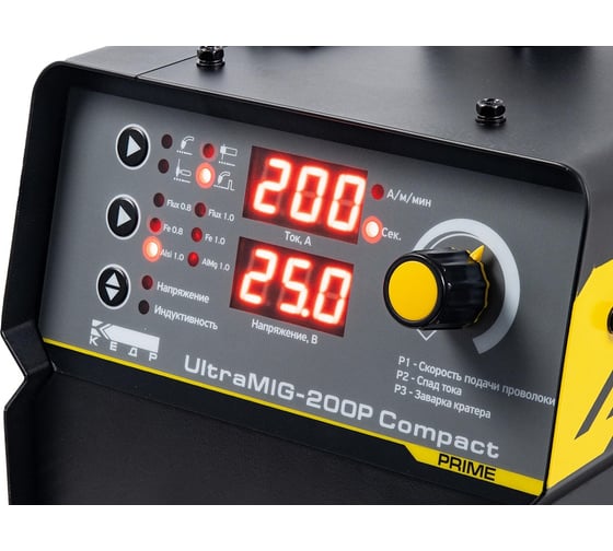 Полуавтомат Кедр ultramig-200p compact 220в, 20-200а 8024199