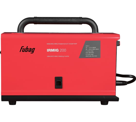 Сварочный полуавтомат инвертор FUBAG IRMIG 200 с горелкой 250 А 41391