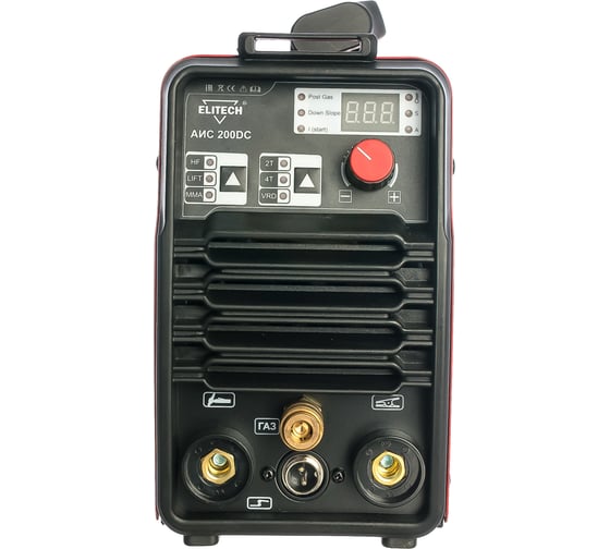Сварка Elitech TIG АИС 200DC